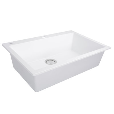 Plymouth 33'' L Single Basin Kitchen Sink
