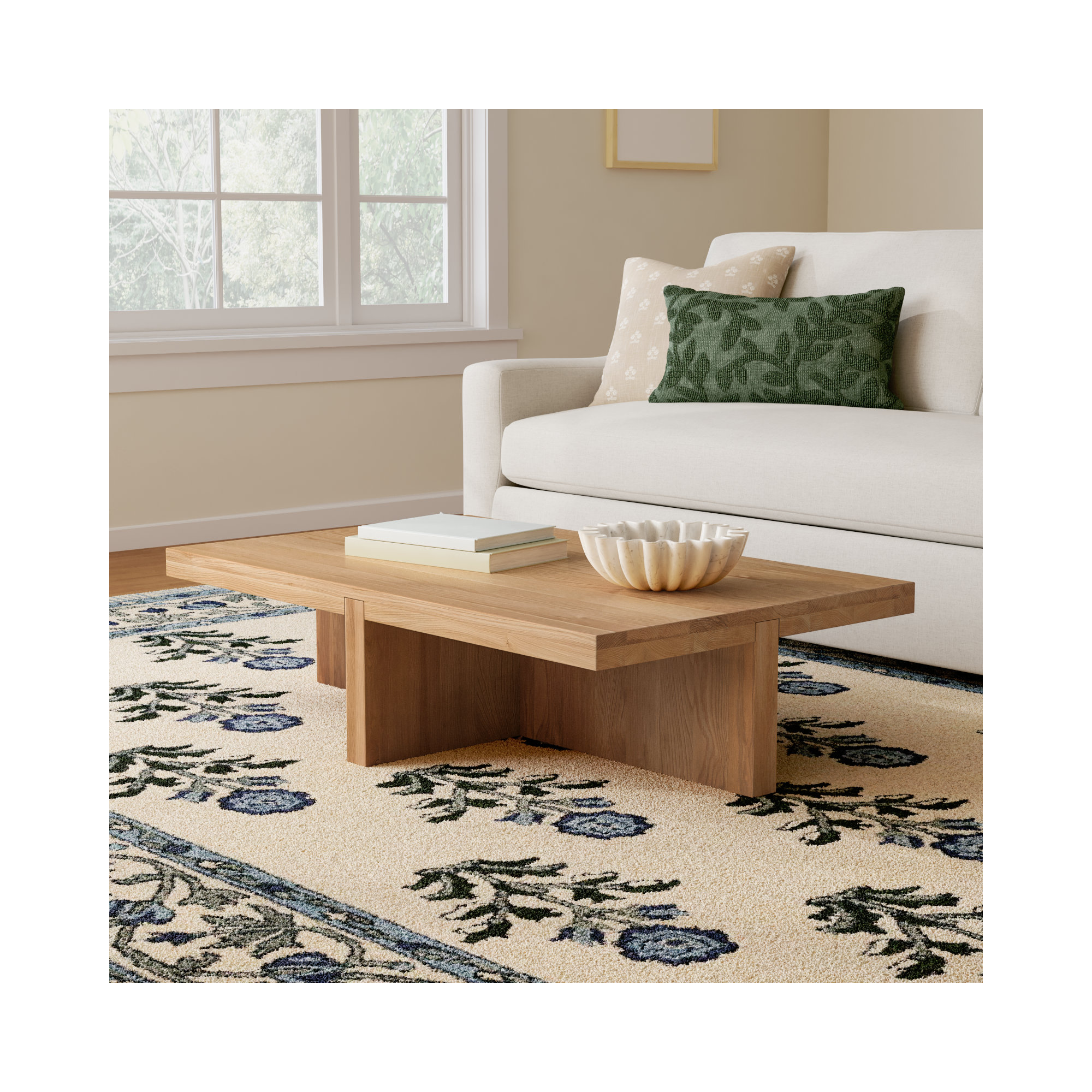 Wytheville Solid Wood Coffee Table, Natural