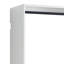 Penderie murale Vedz, 2 tringles suspendues, mélamine-114490565