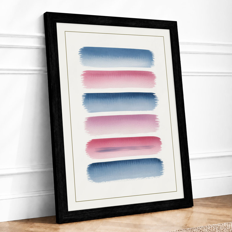 Six Soft Gradients Minimalist - Print, Black, A3 - 42.0 x 29.7 cm