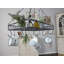 Metal Handcrafted Rectangle Hanging Pot Rack-806480092