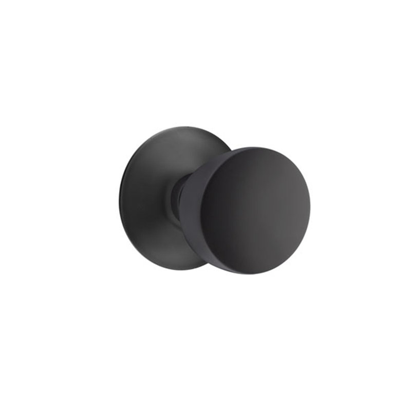 Double Dummy Laurent Knob with Modern Rose, Flat Black