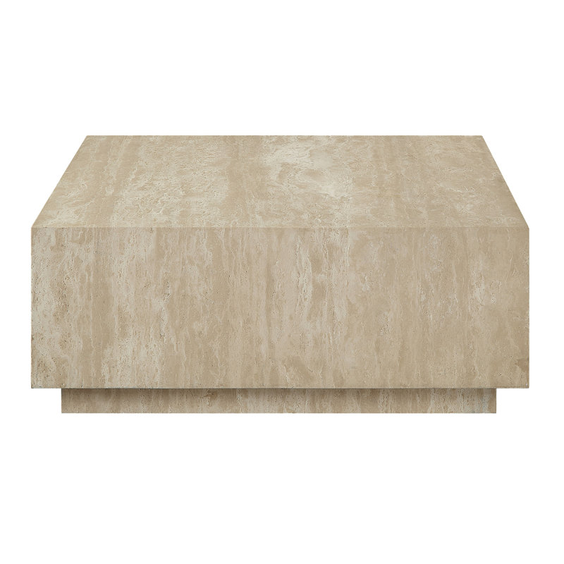 Deon Beige Travertine Coffee Table