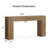 Large-Tabletop 63" Wooden Sofa Table
