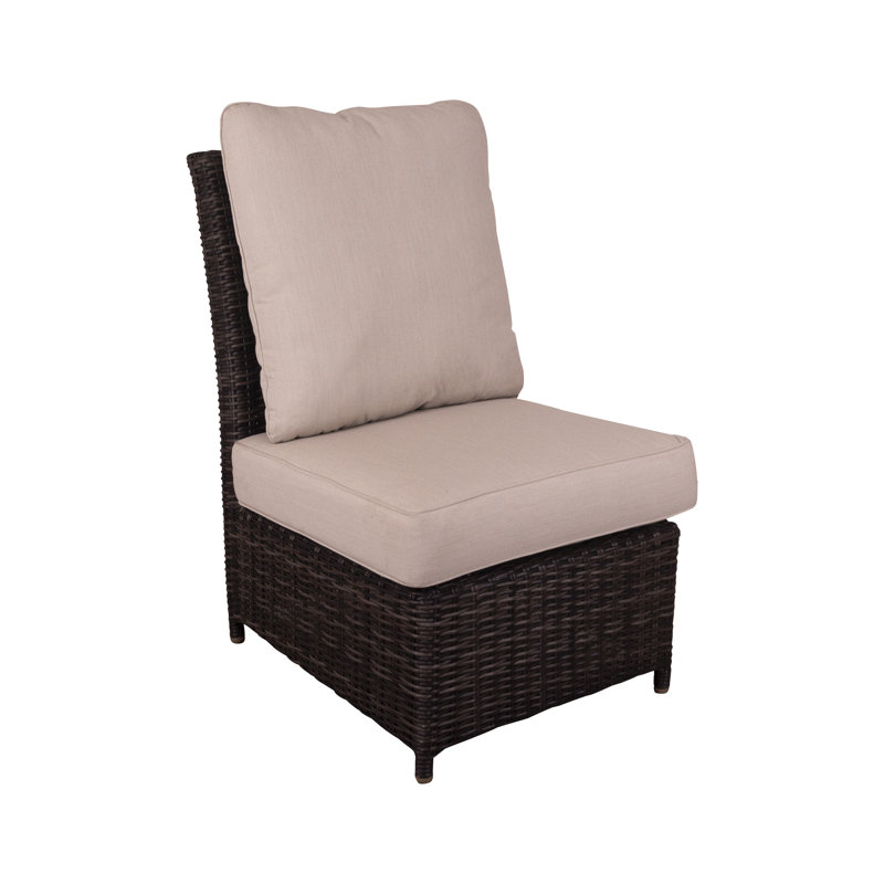 Chaise de patio avec coussins