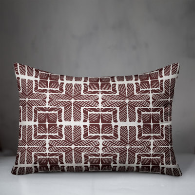 Checkered Outdoor Reversible Throw Pillow