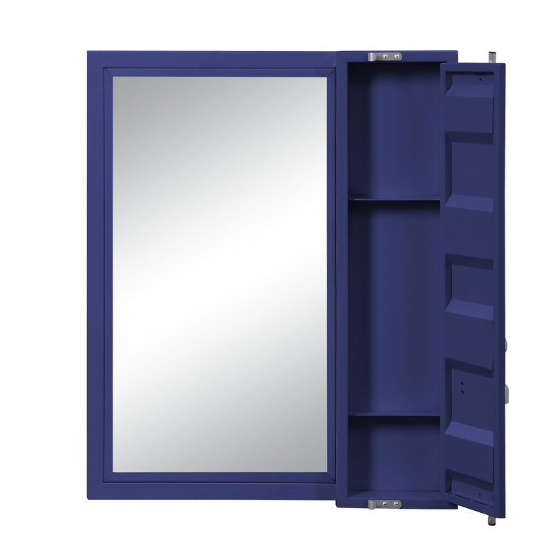 Miroir de salle de bain Cargo, Bleu