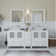 Karson 72'' Double Bathroom Vanity with Engineered Marble Top with Mirror