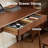 MCM Solid Wood Desk with Drawer-1323156590-1323167531