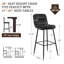 Tabouret de bar et de comptoir rembourré Pelayo-936607612-936605468