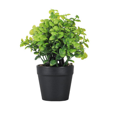 Plante artificielle verte en pot