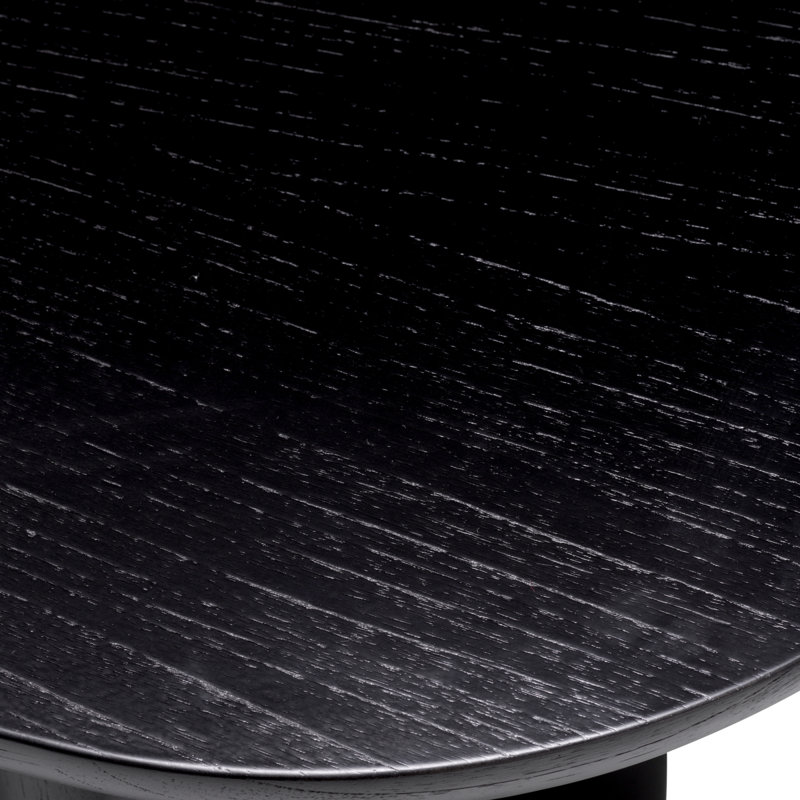Dining Table Flemings Black Veneer - Legs