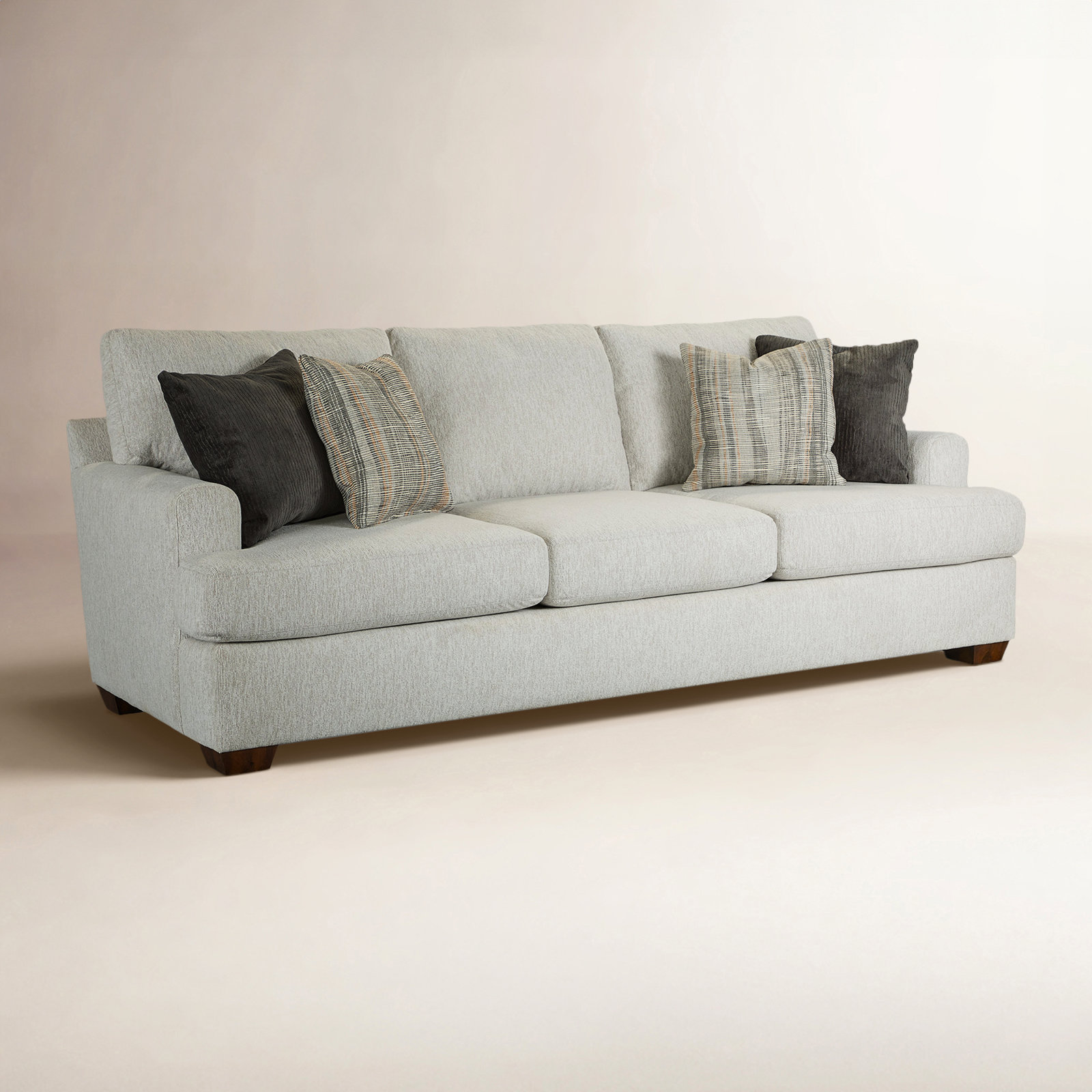 Odyn Charisma Sofa, Lily White Performance
