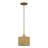 Weavington 1 Light Antique Gold Leaf Mini Pendant-121436186