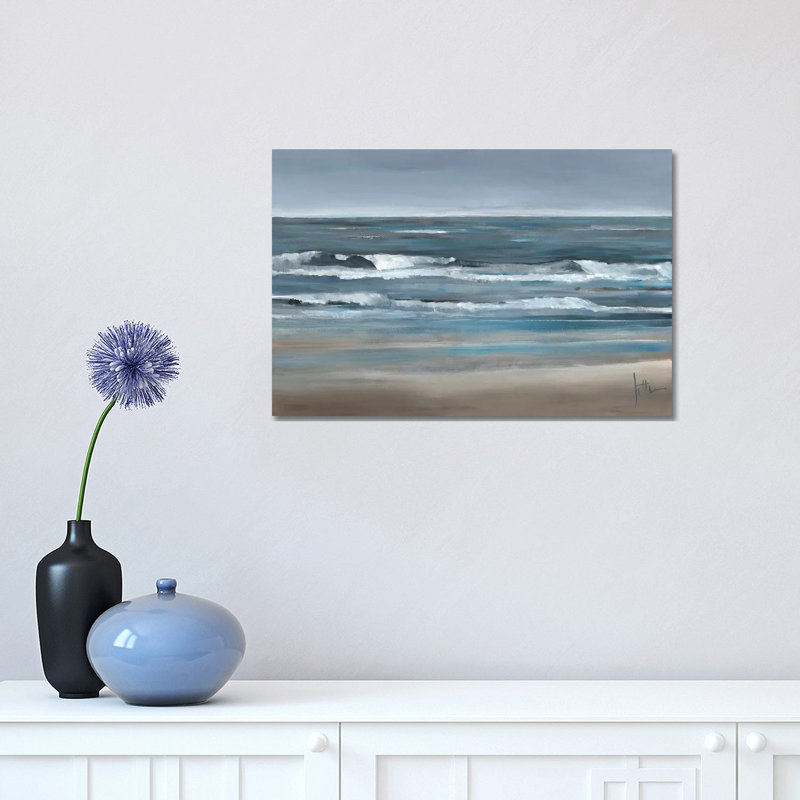 Waves II by Jettie Roseboom - Wrapped Canvas Gallery-Wrapped Canvas Giclée, 30.48 cm H x 45.72 cm W