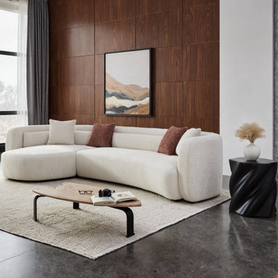 Lenka 131.89'' Upholstered Sofa & Chaise