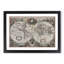 Vintage World Map Vol.2 by Henricus Hondius Ii - Picture Frame Painting-62764987-62764988