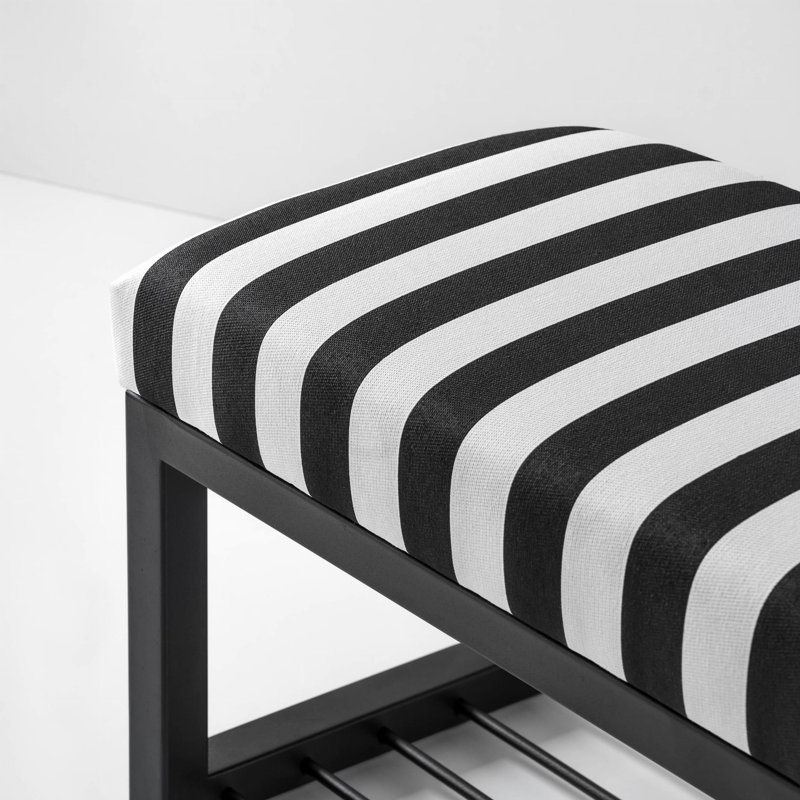 Eragon Polyester Upholstered Storage Bench, H40 x W100 x D30cm