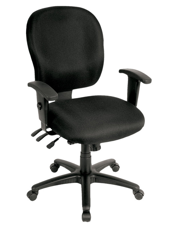 Chaise de travail Lozandier, Gris anthracite