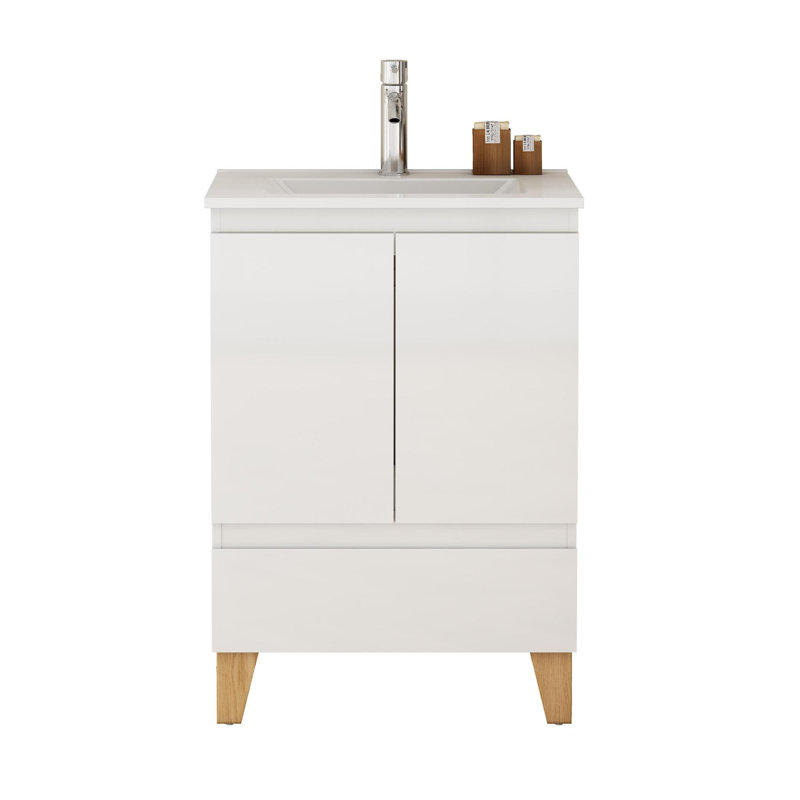 Meuble-lavabo autoportant 24 po avec lavabo 24 po
