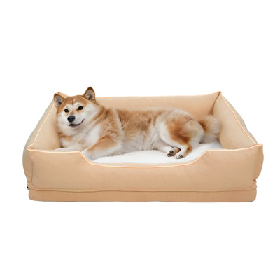 5 Sizes Waterproof Orthopedic Dog Beds With Washable Removable Cover, Supportive Foam