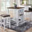 Compact And Functional Counter Dining - Rustic Finish Built To Endure
