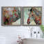 «Paint Splash Elephant», ensemble de 2 impressions sur toile-1701436791-1701436788