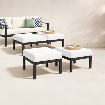 Madison Metal Outdoor Ottoman
