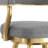 Dinora Modern Swivel Counter or Bar Height Bar Stool with Arms and Open Back in Fabric and Metal Frame-1385663080-1385663081