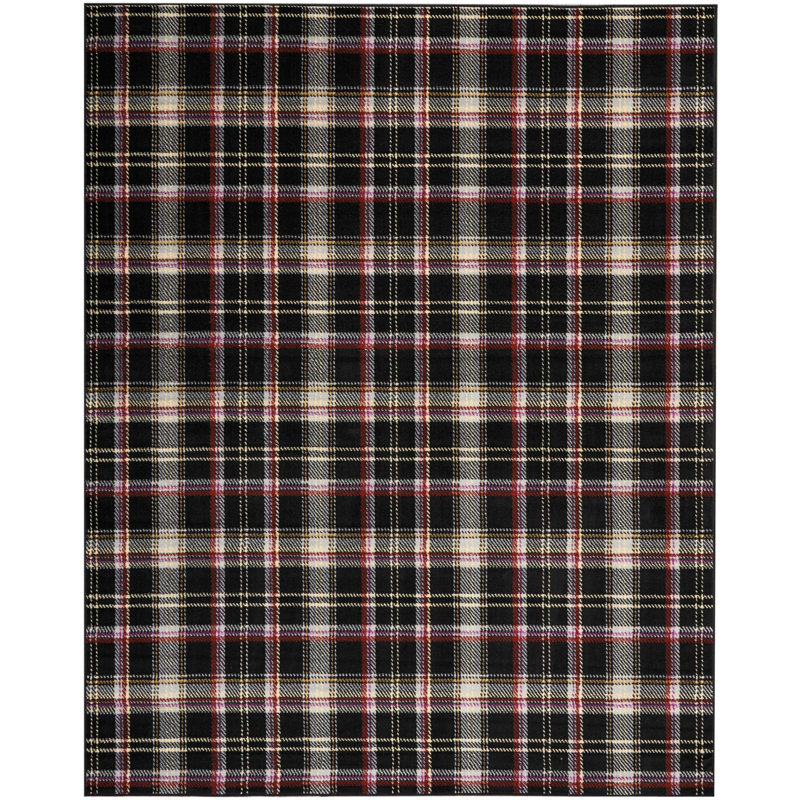Tapis noir Bo Bo, Rectangle 7 pi 10 po x 9 pi 10 po