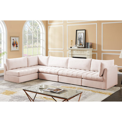 Hallelujah Velvet L-Shaped Sectional Reversible
