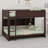 Bunk Bed With Built-In  Ladder And Safety Guardrails-246824274