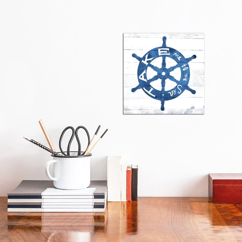 Take Me To The Sea by Milli Villa - Wrapped Canvas Print, 30.48 cm H x 30.48 cm W