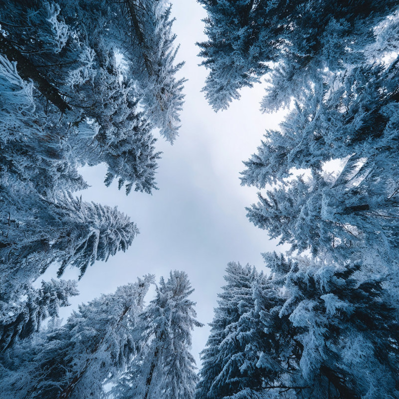 Toile d'hiver encadrée, H 20 po x l 20 po