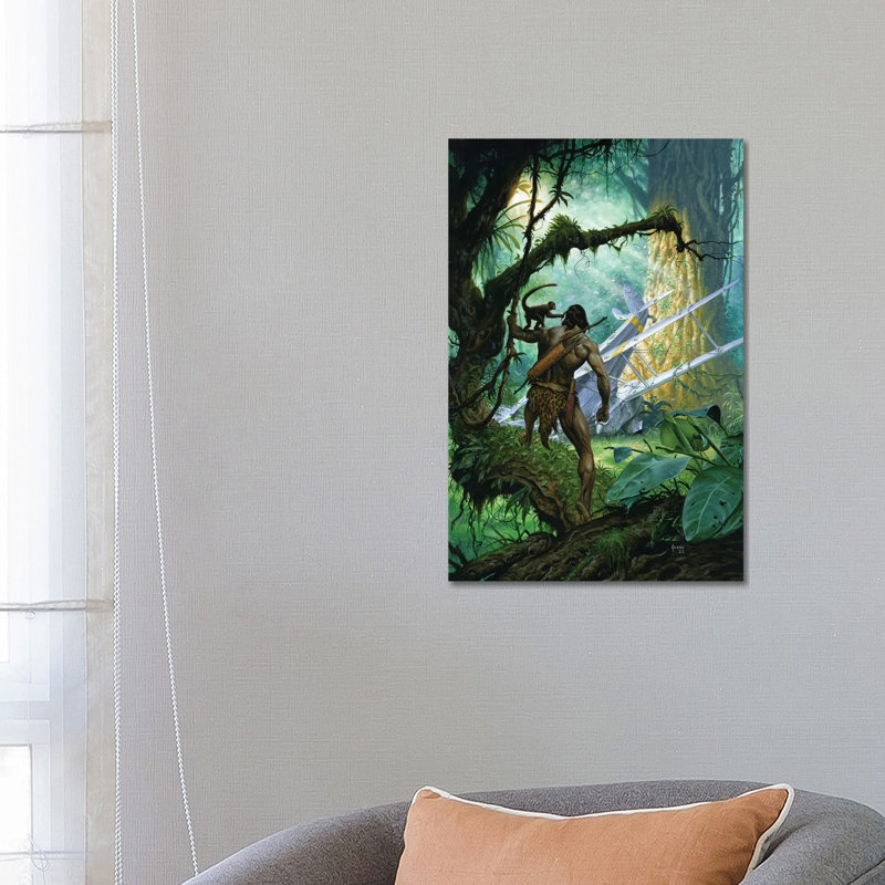 Tarzan's Quest_1PC6, No Frame, Canvas, 26" H x 18" W