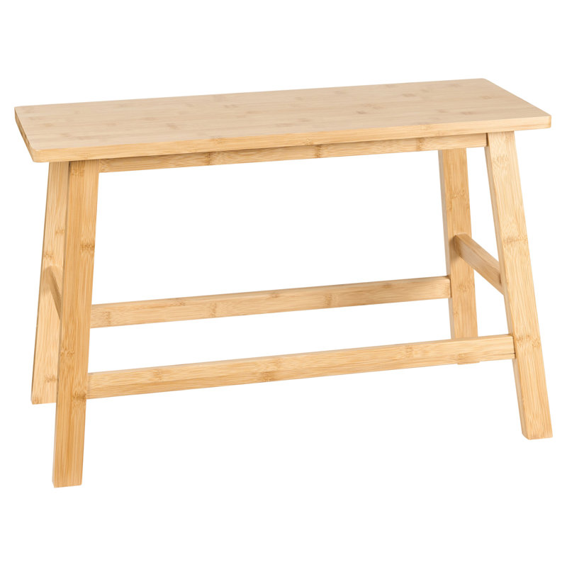 Bamboo Bathroom Bench Light Wood IGUAZU
