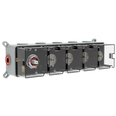 Thermostatic Complete Shower System with Rough in-Valve