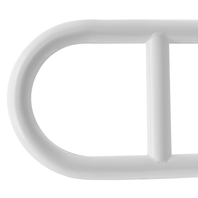 Rampe d'escalier murale en U 21,7 po, Blanc