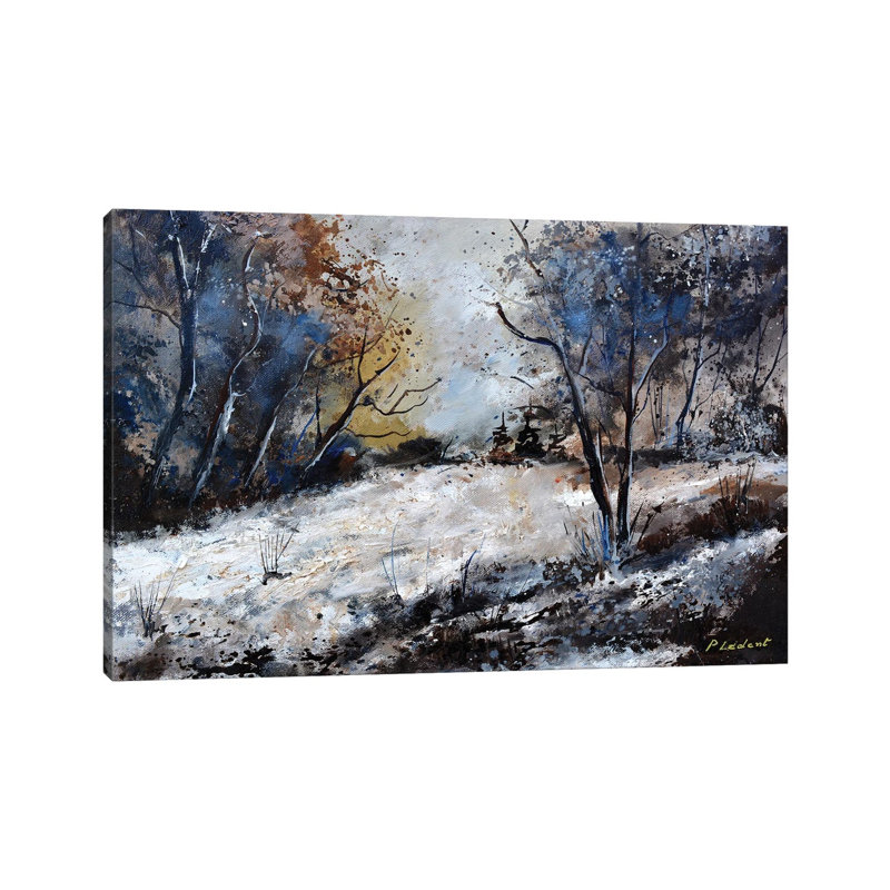 Winter In The Wood - 542020 by Pol Ledent - Wrapped Canvas Print, 66.04 cm H x 45.72 cm W x 1.91 cm D