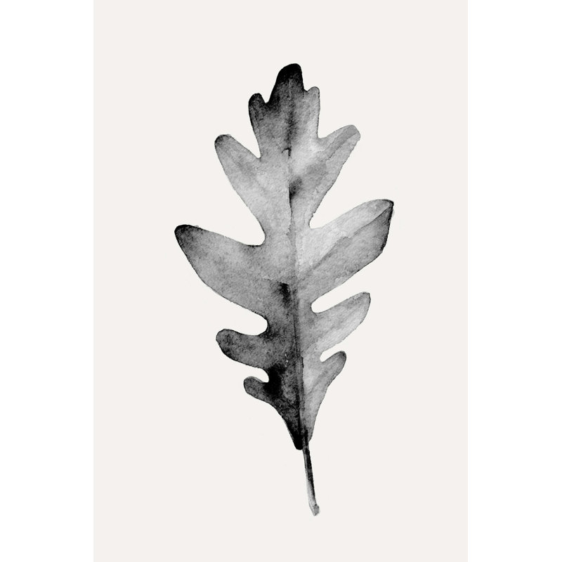Smoky Oak Leaf II by Emma Caroline - Wrapped Canvas Print, 36" H x 24" W x 1.25" D