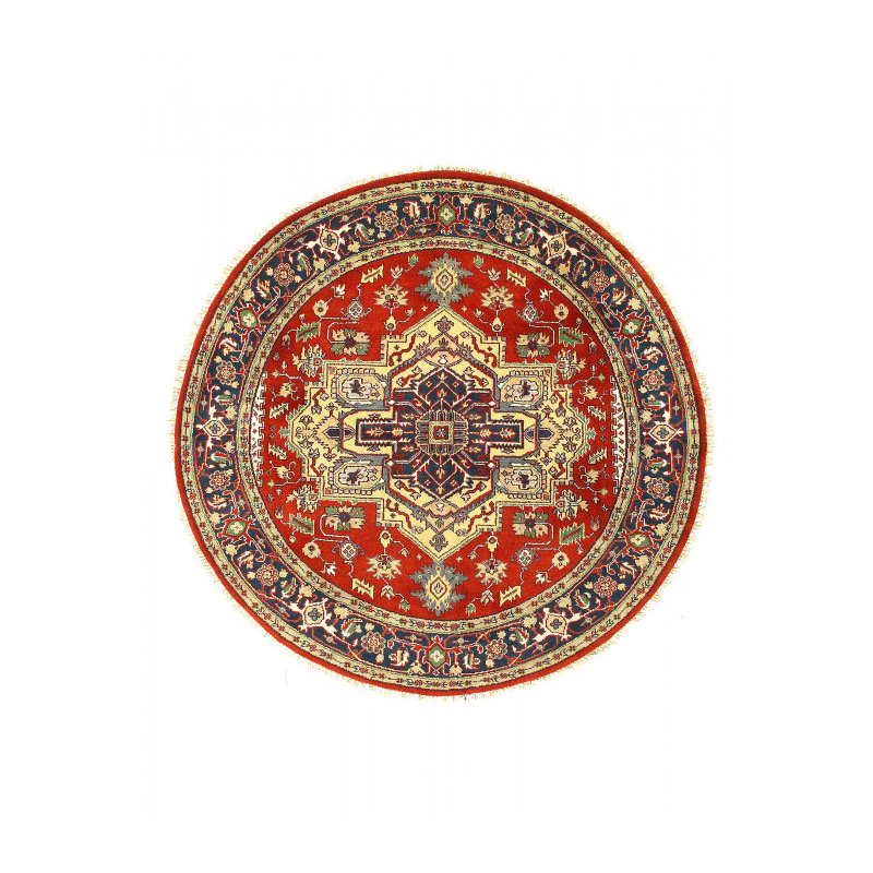 Fine Hand Knotted Persian serapi design 8' X 8'