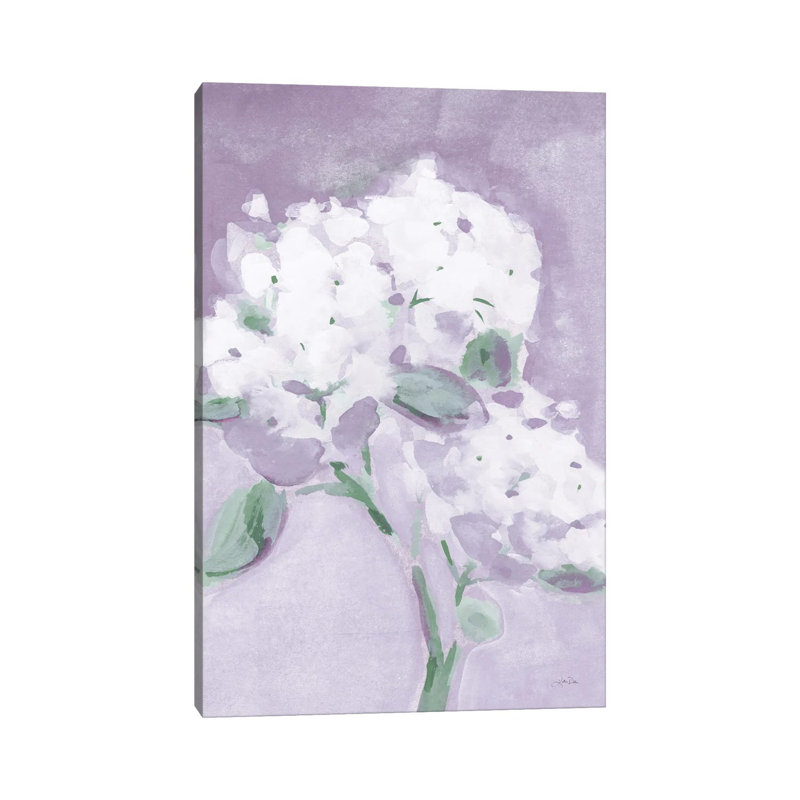 Elegant Hydrangea Purple by Katrina Pete - Gallery-Wrapped Canvas Giclée on Canvas, Wrapped Canvas, 101.6 cm H x 66.04 cm W