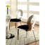 Chaise d'appoint contemporaine l 17,4 po (2 / RCT), argent / noir