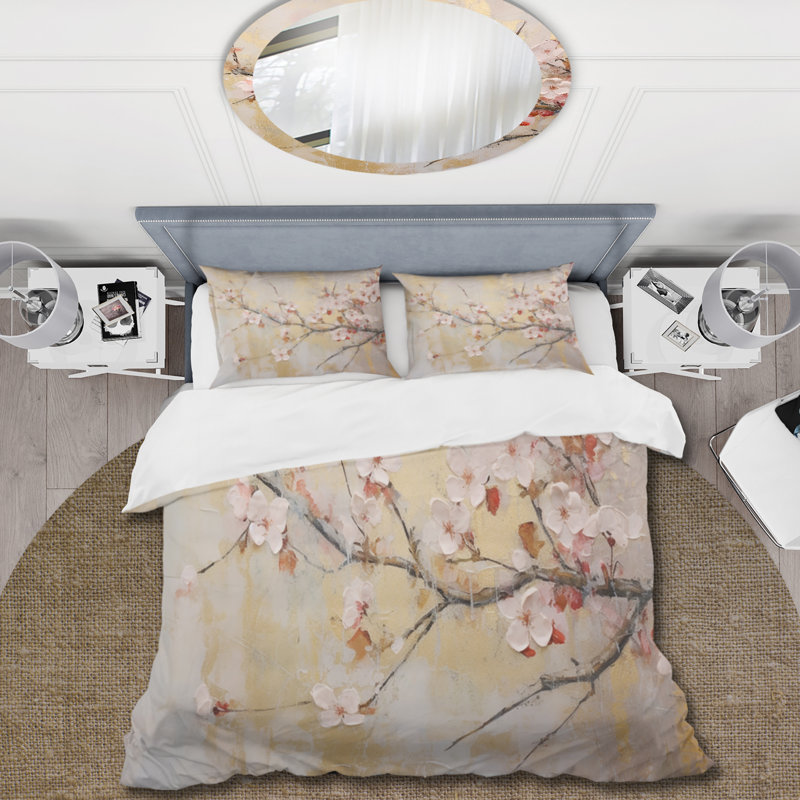 Ensemble de housse de couette Apple Blossom Harmony III - Microfibre de polyester