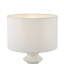 Bidelia Table Lamp Matt White With Shade