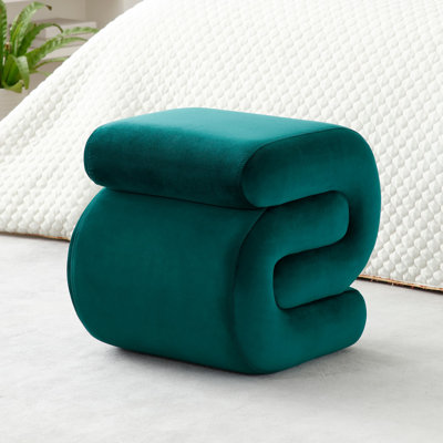 Enton Solid Wood Accent Stool