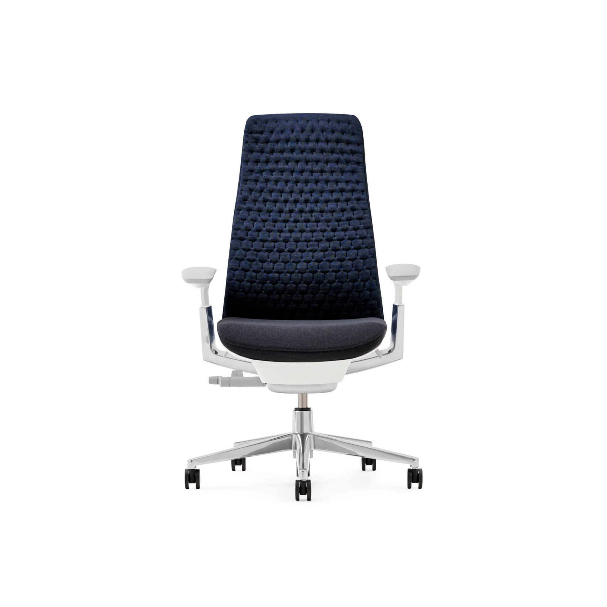 Haworth Fern Digital Knit Task Chair, Yes, Navy