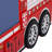 Little Heroes Fire Truck Bed