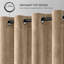 Heavy Crushed Ready Made Velvet Eyelet Curtains (Set Of 2)-120249938-120249902