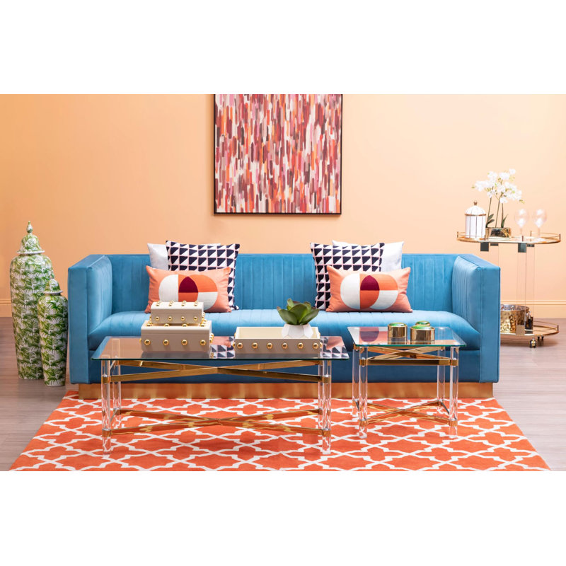 Lance Geometric Square Throw Cushion